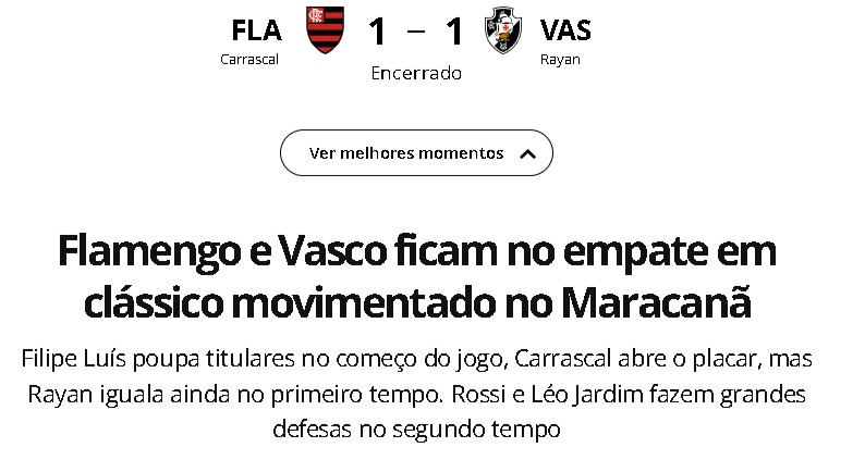 E o FLAMENGO heim